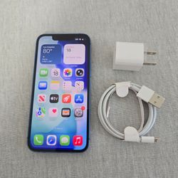 Apple iPhone 13 Blue 5G - UNLOCKED - Like New