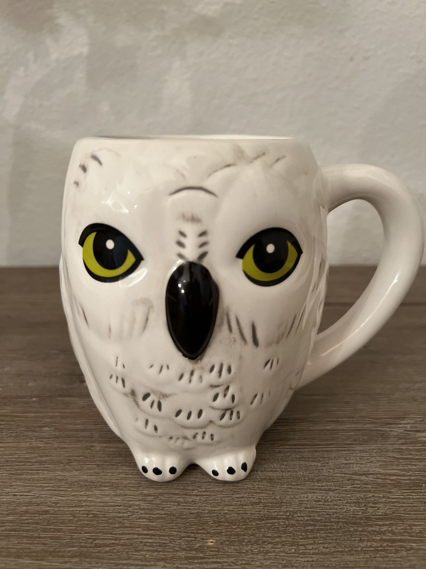 Wizarding World Harry Potter Hedwig Owl 3D Sculpted Ceramic Mug | Holds 20 Ounces