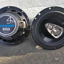 2 300W RAGE Car Speakers Boss Audio Systems 