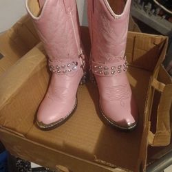 Girls Pink Boots