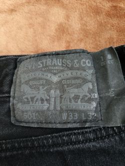 Levi 501 Black jeans W33 L32