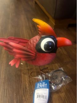 1 New Regal Art & Gift 10" Metal Cardinal Tabletop Decor