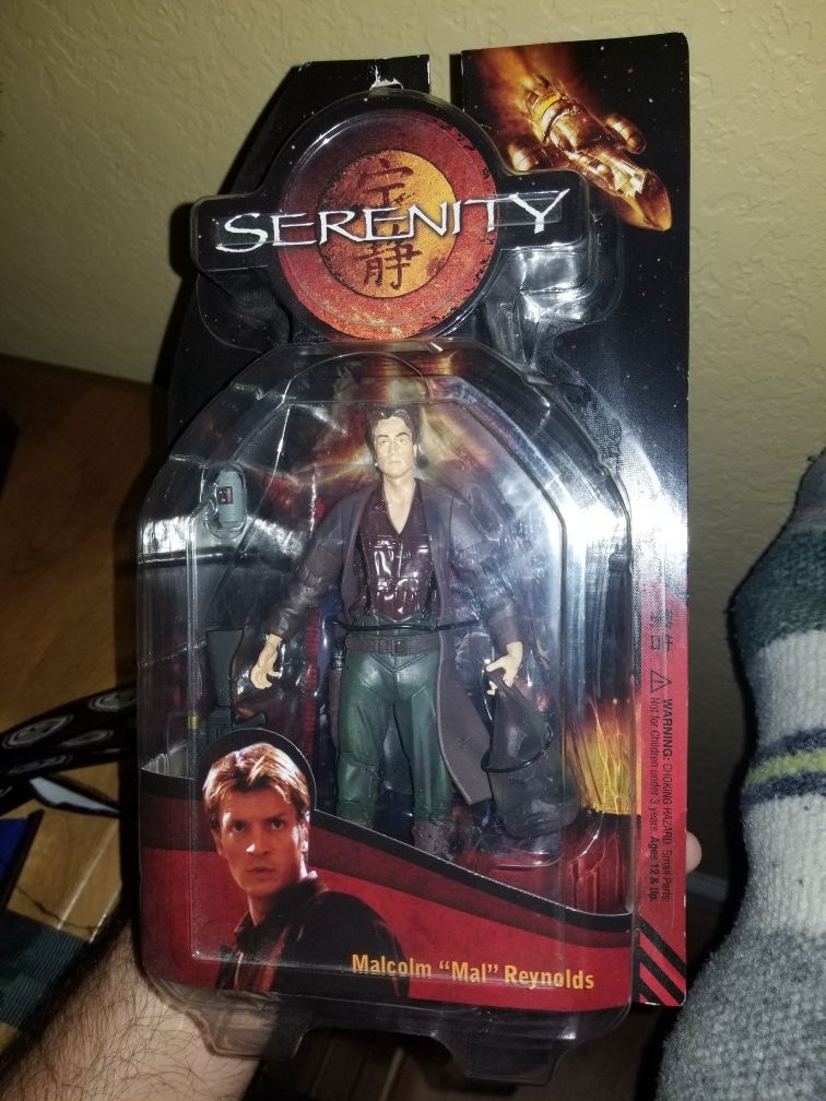 Firefly Serenity Rare Malcom Reynolds Action Figure