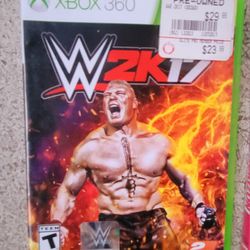 W2k17 Microsoft Xbox One Video Game Official Licensed Product