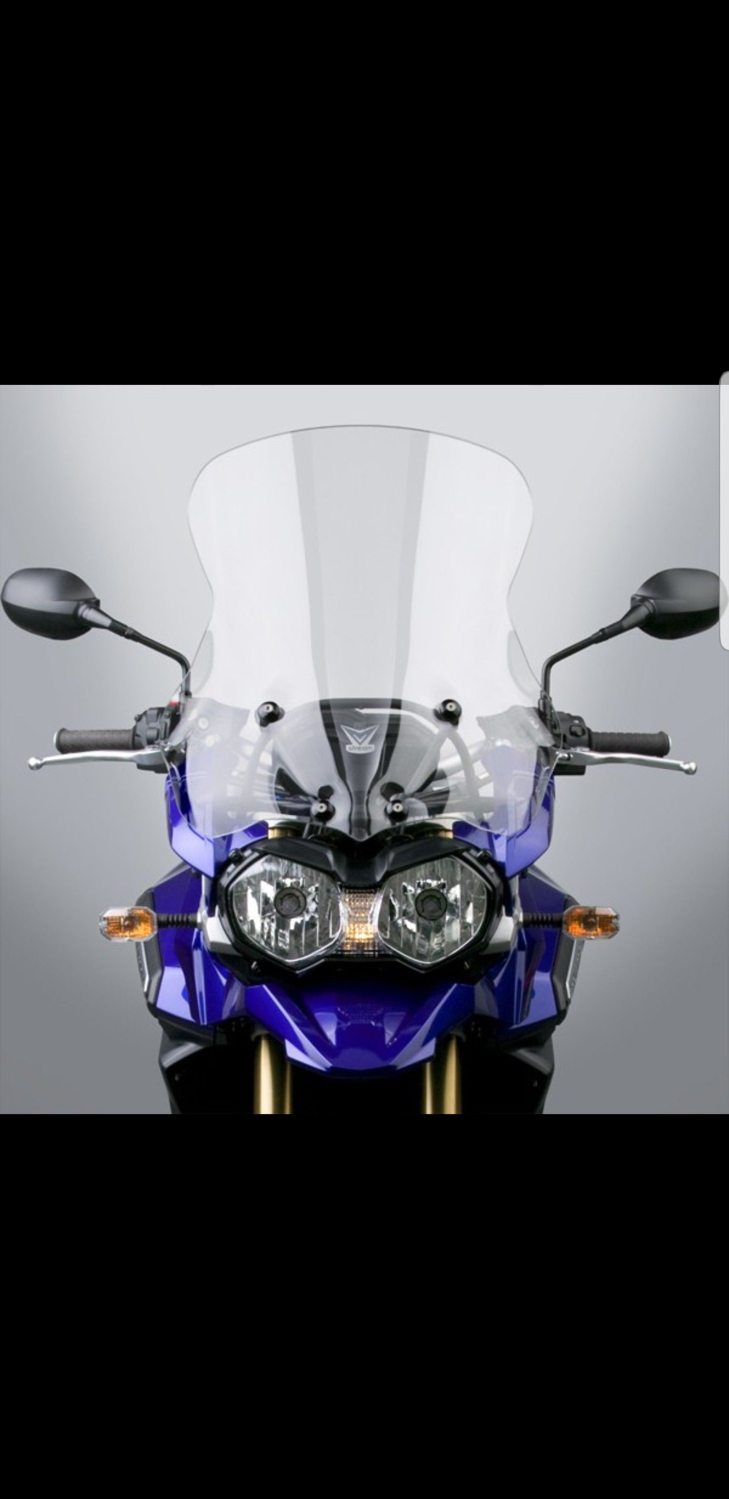 Triumph tiger explorer windshield