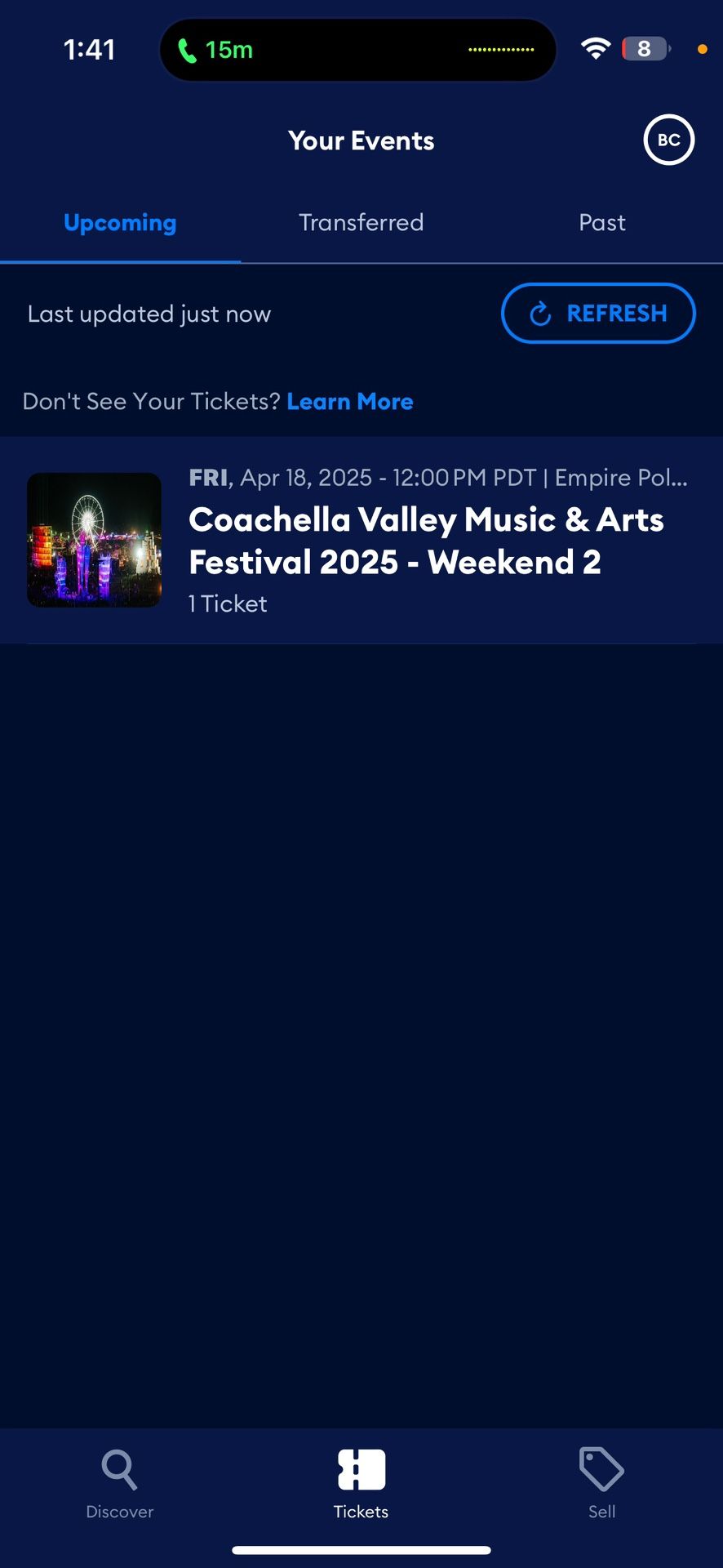 COACHELLA 2025 WKND 2.. (purchase or weekend switch)!