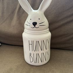 Rae Dunn Bunny 2 Piece Canister
