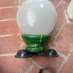 3-D snow man projector