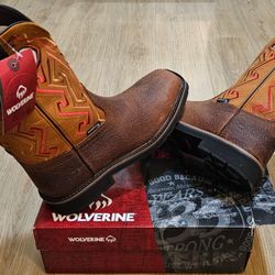 Wolverine Work Boots Size 11 For Men 