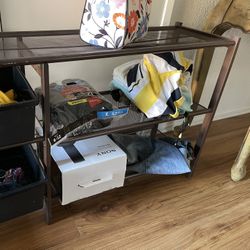 Organizer Shelving Wardrobe Walk In Closet   3 Tier Steel Metal 40” Wide