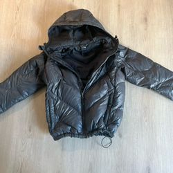The North Face Black/Grey Puffer Jacket