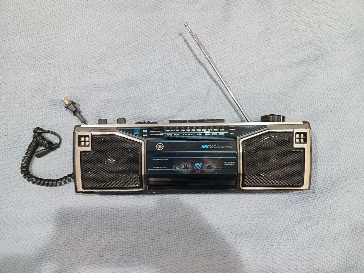 Vintage Boombox Cassette Stereo