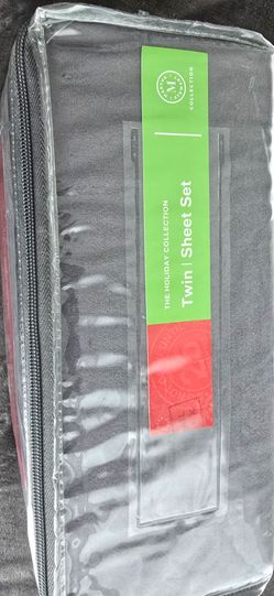 Flannel Twin Sheet Set New