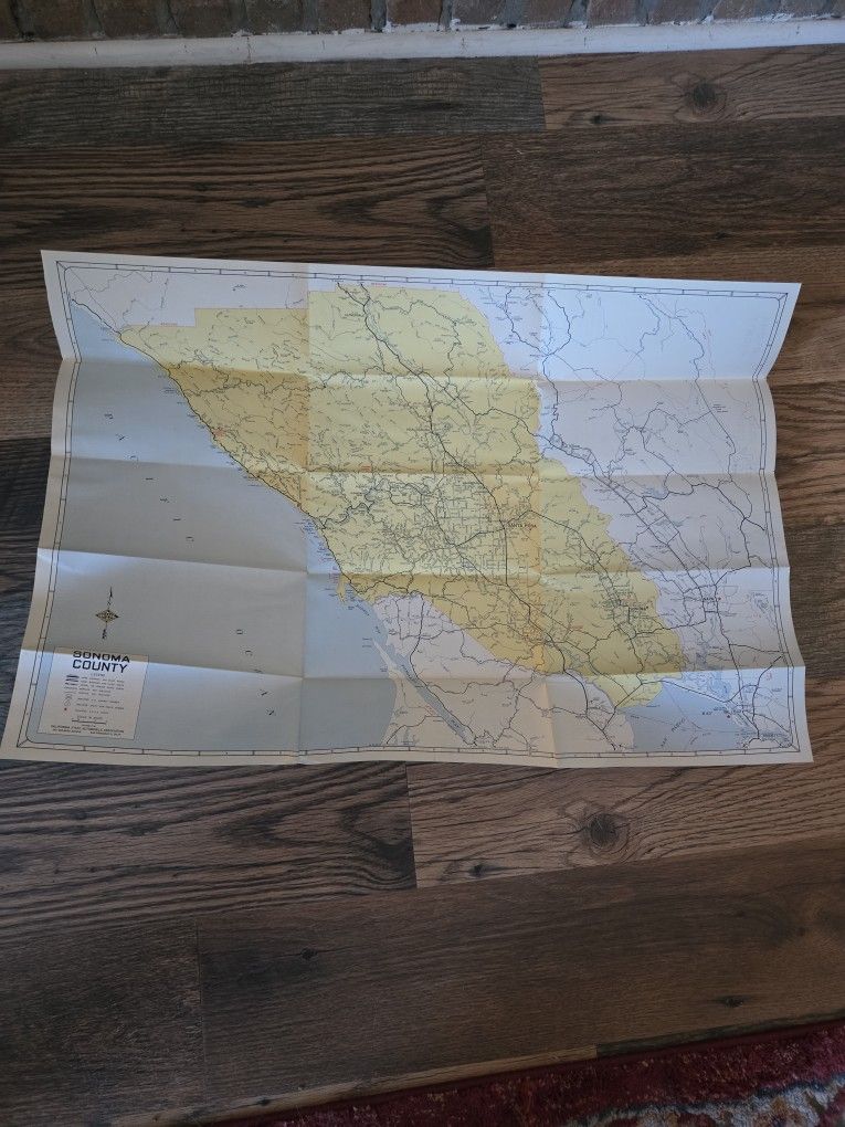 1968 Sonoma Map