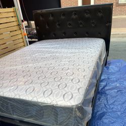 New Full Size Bed With Mattress Included! 
