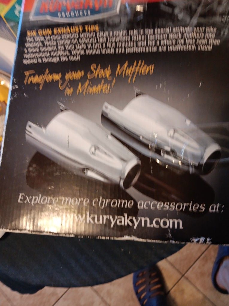 NEW DARING KÜRUAKIN SIX GUN EXHAUST PIPE. $50 FIRM PRICE