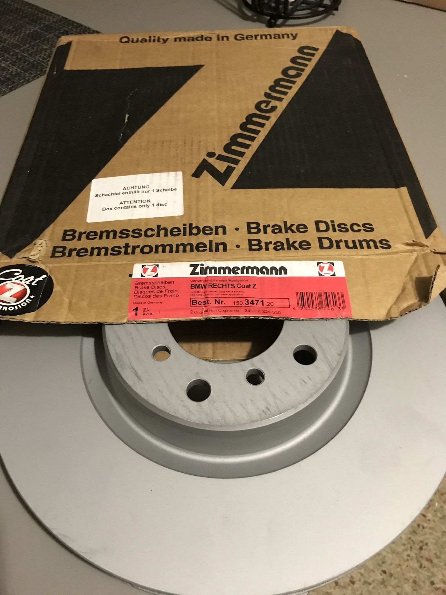 E46 M3 Rotors