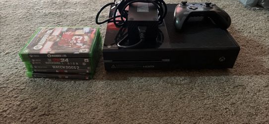 Xbox one 500g 6 games and controller