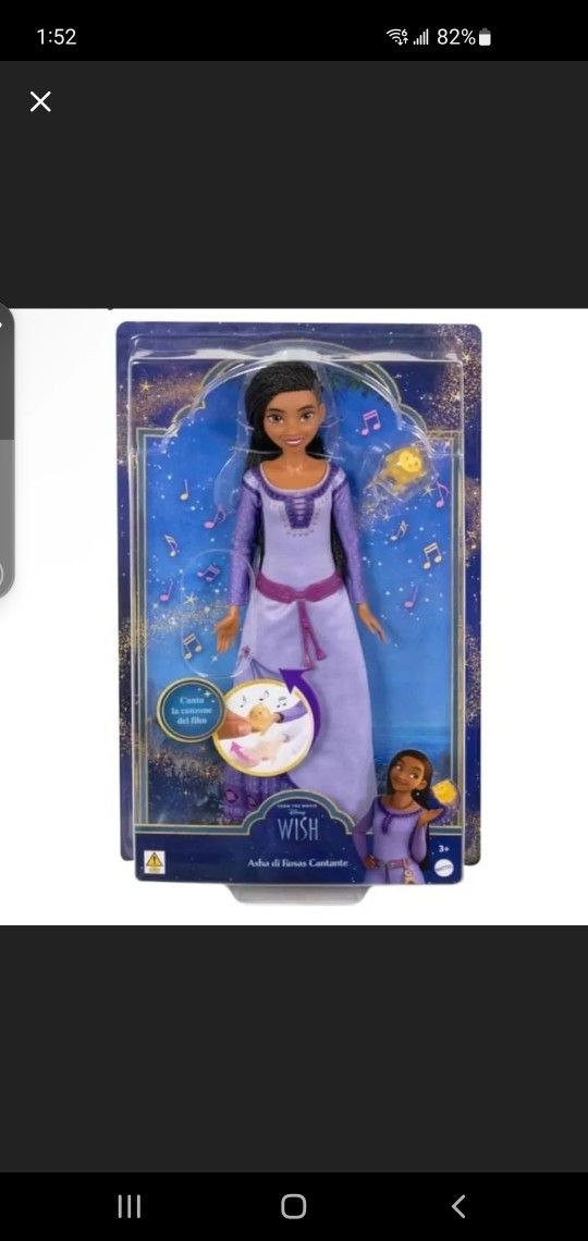 Asha Doll From The Movie Wish.