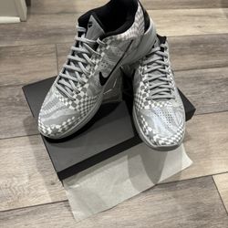 Nike Kobe Checkered Black and Gray 5s