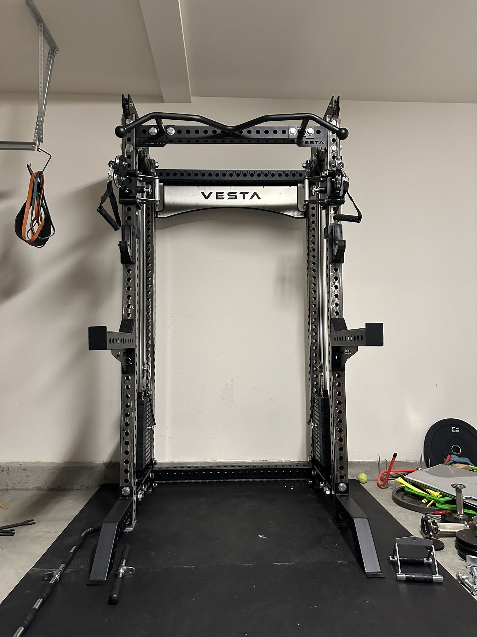 Vesta Fitness PRO SERIES 2 1 Ultimate Half Rack Functional Trainer/Gym Equipment/ Home Gym/ Fitness/ FREE DELIVERY 🚚