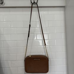 Michael Kors Woven Crossbody Bag