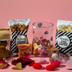 7in Conversation Hearts Vase with Valentine’s Day Goodies!