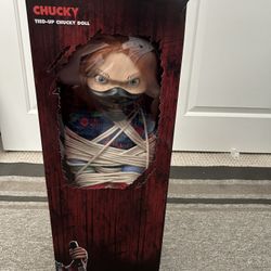 Tied up Chucky Doll