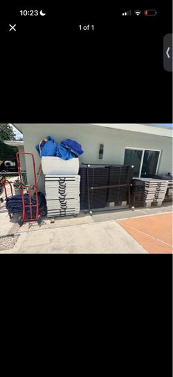 Used chairs and tables r,e,n,t