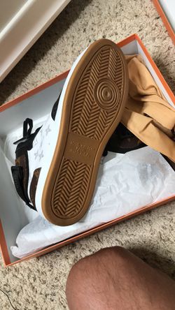 brown lv high top sneakers