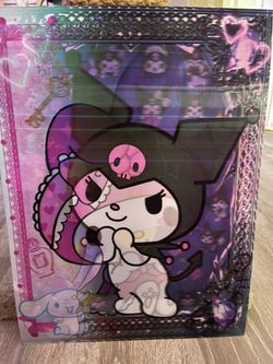 Rare Sanrio Kuromi My Melody Lenticular 3D Hologram Poster 12x16