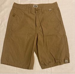 khaki/tan size 14 shorts Vans boys khaki/tan size 14 shorts