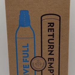 (2) Pack Soda Stream CO2 URIER 60L Sparkling Water Cylinders