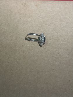 925 Sterling Silver Aaa cz size 9