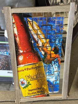 Pacifico Clara Beer Advertising Mirror