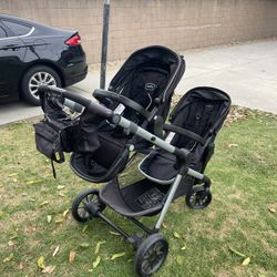 EVENFLO PIVOT EXPAND TANDEM STROLLER