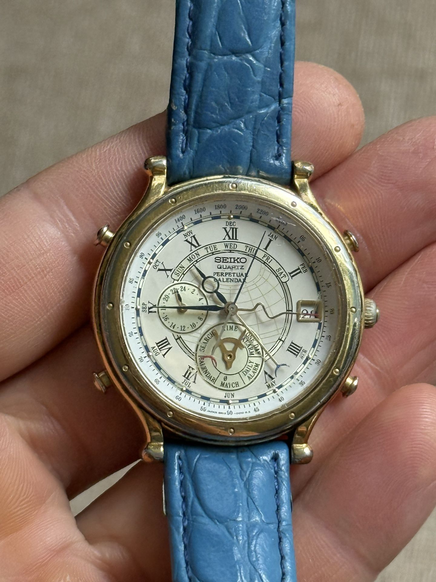 Seiko - Age Of Discovery Perpetual Calendar - 6M13 - 0010 - Men - 1(contact info removed)