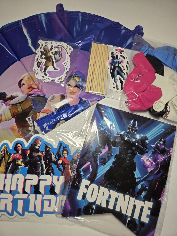 Fortnite Birthday Party Supplies 42 Pcs