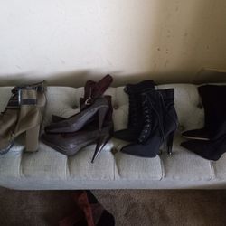 women heels size 10 excellent condition 20.00 per shoe or u can have all 29 pairs for 475.00