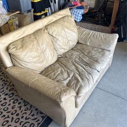 FREE Italian leather couch
