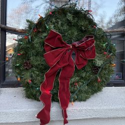 2 Xmas Wreath 18” diameter
