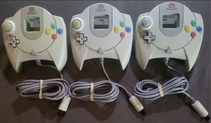 Sega Dreamcast controllers! OEM dream cast genesis super nintendo snes nes gameboy game boy gba ds 2ds 3ds sony playstation psx ps1 ps2 ps3 ps4 ps5