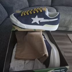 BAPE Med Sta Blue. Deadstock. 13m