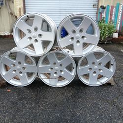 Jeep Rims and Spare 