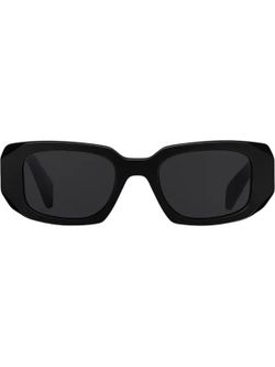 Black Rectangular Sunglasses (Prada)