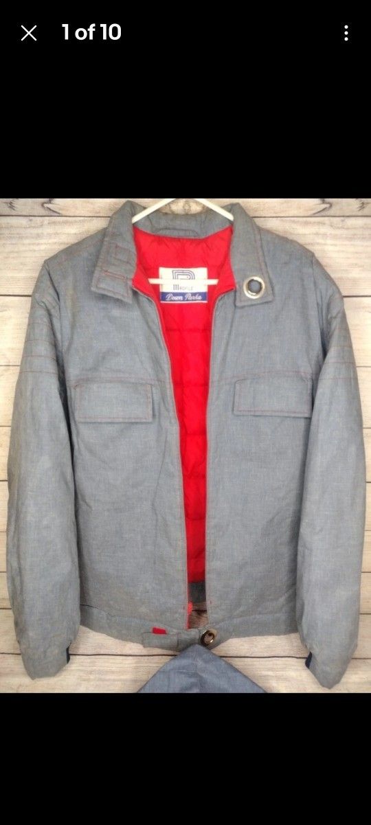 Vintage Down Parka Men's Jacket
