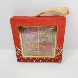 New Profusion Cosmetics Glitter Greetings Cheerful 4 Shades Eyeshadow Palette  