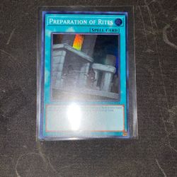 Preparation Of Rites