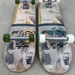 2 Complete Skateboards - Element brand