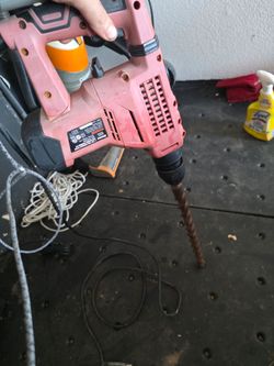 BAUER 10 Amp, 1-1/8 in. Type Variable-Speed Rotary Hammer, 3.7 ft-lbs Impact Energy for Drilling and Chiseling Concrete and Masonry